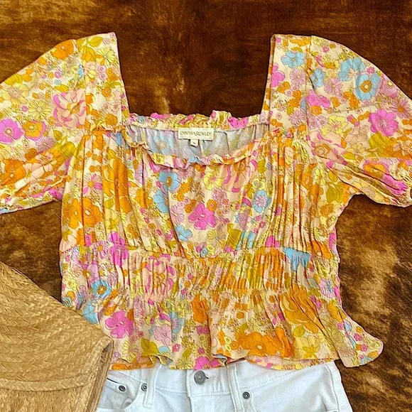 Peasant Blouse by Cynthia Rowley - Picture 2 of 7